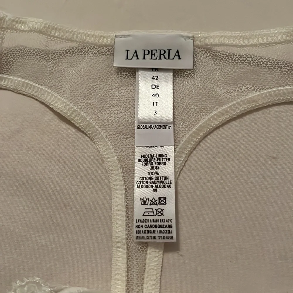 La Perla white thong. NWOT - Picture 5 of 8